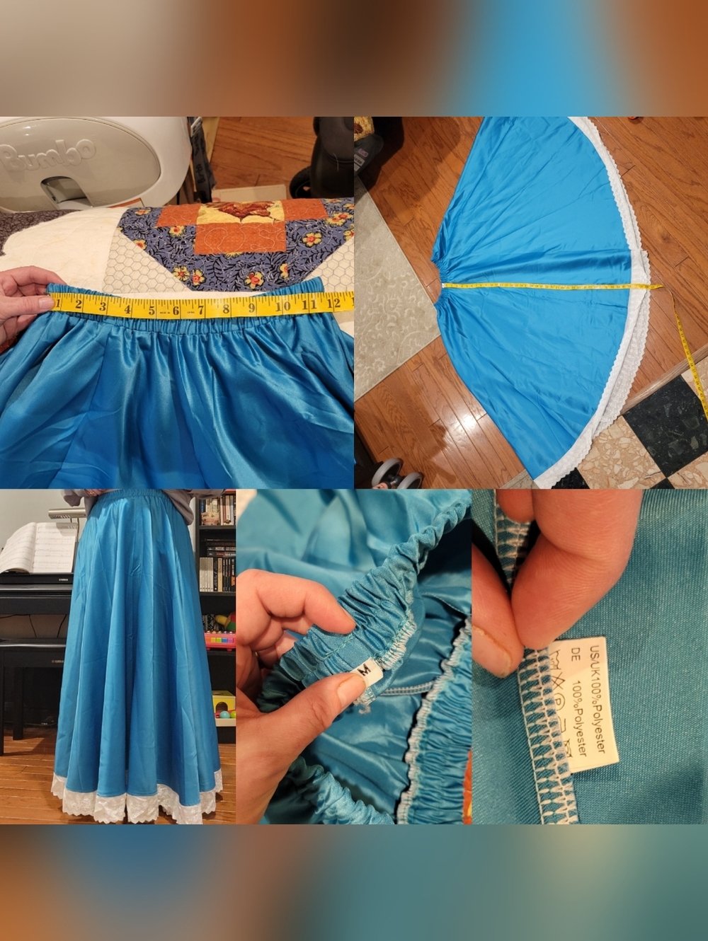 Blue Maxi Skirt